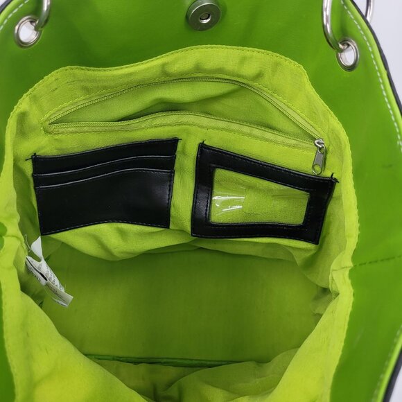 Disney World Park Resort Vegan Sequined Mickey Mouse Tote Bag Black Shoulder - Picture 8 of 11